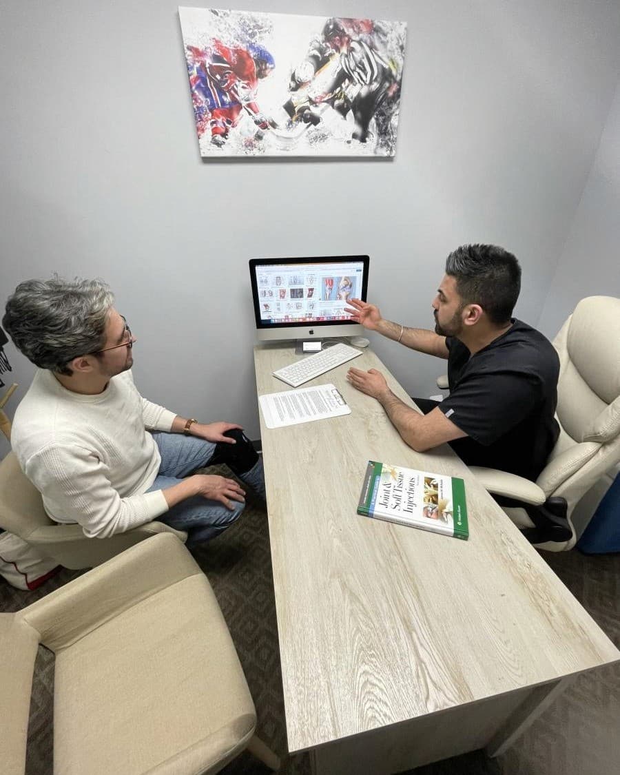Personalized treatment planning session